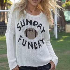 Wooden Ships 'Sunday Funday' Sweater S/M